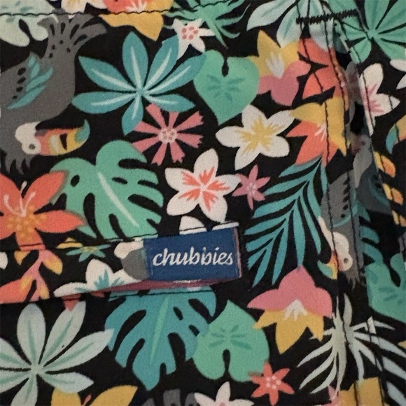 Chubbies The Boomerang Classic Swim Trunk 5.5  Inch Men’s Size Medium Tropical - Picture 11 of 11